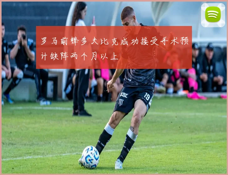 罗马前锋多夫比克成功接受手术预计缺阵两个月以上